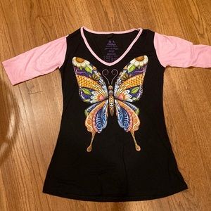 Ay Guey shirt with butterfly!